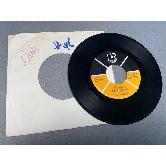 The Doors "Hello I Love You" "Love Street" 45 RPM Vinyl Record Elektra 1968 - Picture 2 of 3